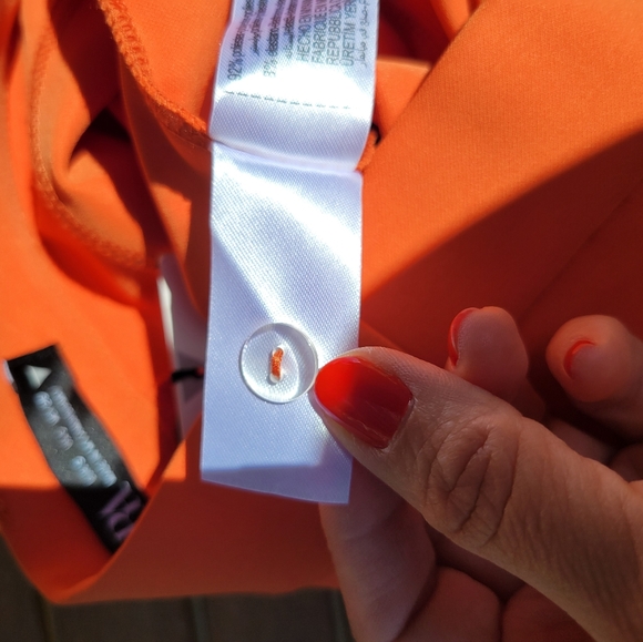 NWT Zara Blogger Favorite Orange Cut Out Flare Pants Size S - Picture 15 of 16